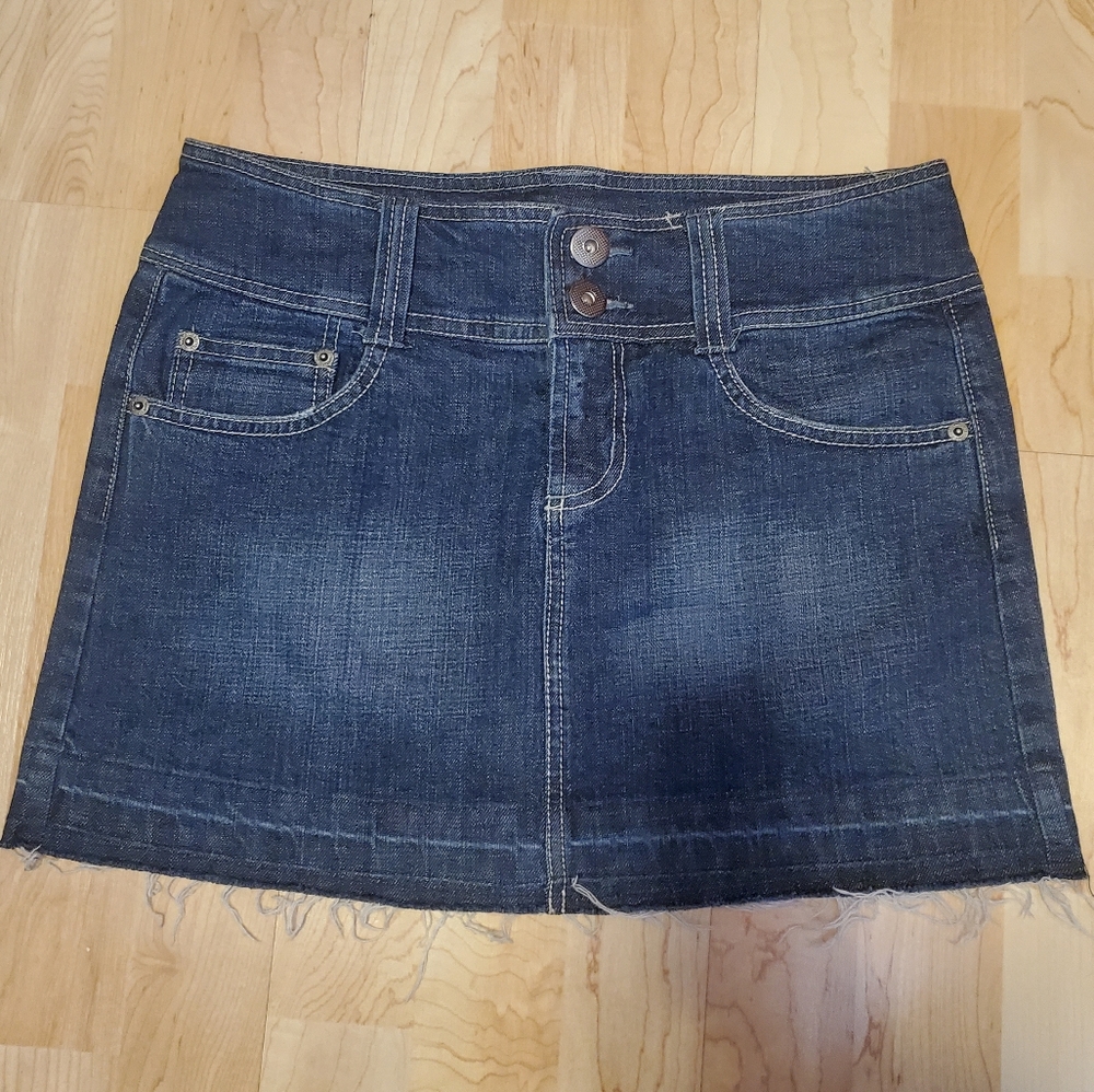 Denium Skirt with Design